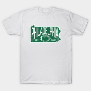 Philadelphia PA Football - White T-Shirt